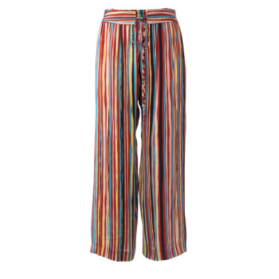 Střih Burda číslo 6148 volné kalhoty s gumou v pase, lněné kalhoty