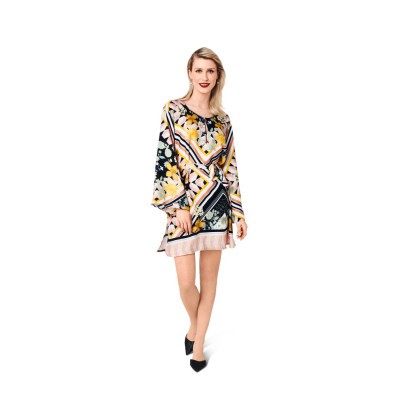 Střih Burda číslo 6126 tunika, tunikové šaty