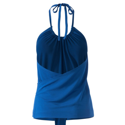 Střih Burda číslo 6118 zavinovací šaty za krk, zavinovací top