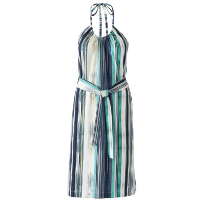 Střih Burda číslo 6118 zavinovací šaty za krk, zavinovací top