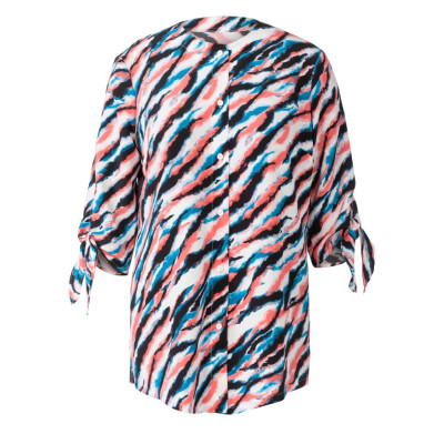 Střih Burda číslo 6108 košilové šaty, košile bez límečku pro plnoštíhlé