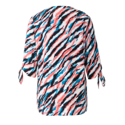 Střih Burda číslo 6108 košilové šaty, košile bez límečku pro plnoštíhlé