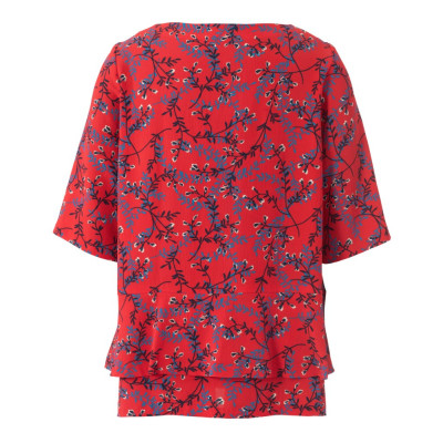 Střih Burda číslo 6105 tričko s volánem pro plnoštíhlé