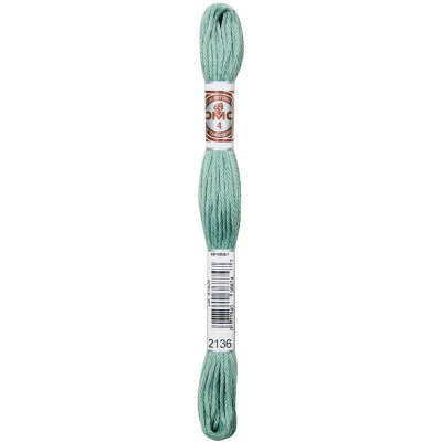 DMC Soft Cotton odstín 2136 zelená bavlnka