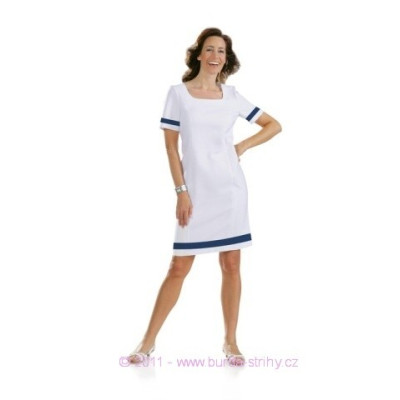 Střih Burda číslo 7972 jednoduché pouzdrové šaty, top