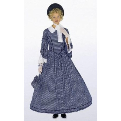 Střih Burda číslo 2768 biedermeierovské šaty se spodničkou