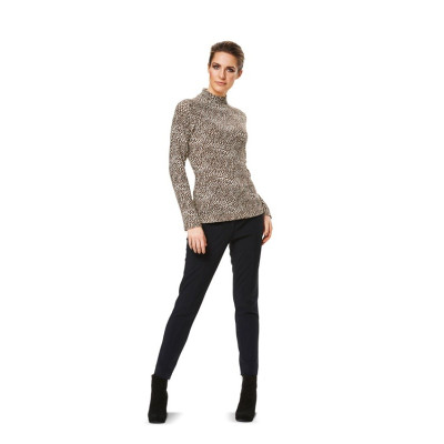 Střih Burda číslo 6990 jednoduché tričko, rolák