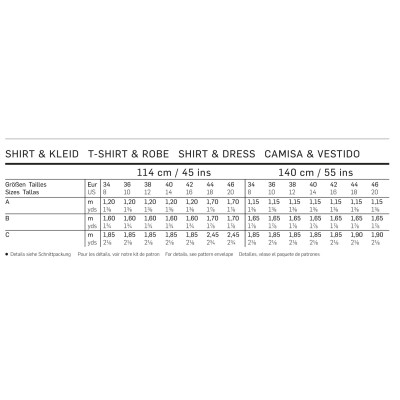 Střih Burda číslo 6910 tričko, jednoduché žerzejové šaty