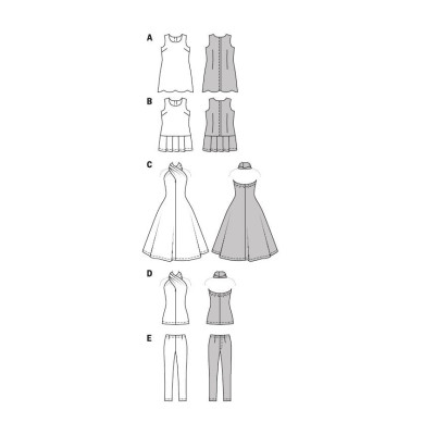 Střih Burda číslo 6960 oblečky pro panenky