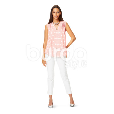 Střih Burda číslo 6632 halenka, propínací halenka, košile