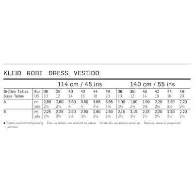 Střih Burda číslo 6639 tričkové šaty, šaty s vodou