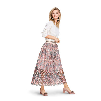 Střih Burda 6357, návod k šití: nabíraná sukně, sukně s gumou v pase, tylová sukně