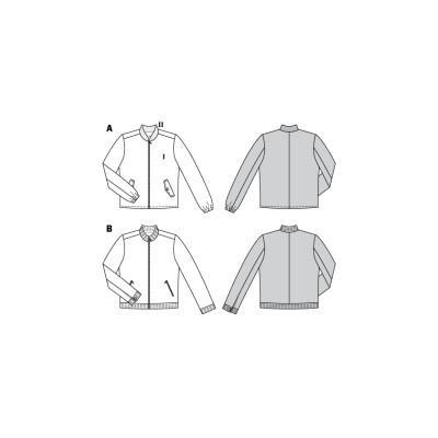 Střih Burda číslo 6351 pánská bunda