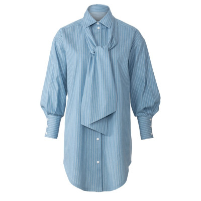 Střih Burda číslo 6263 košile, košile s vázačkou, dlouhá košile