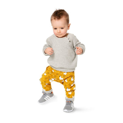 Střih Burda číslo 9312 dětská mikina, teplákové kalhoty