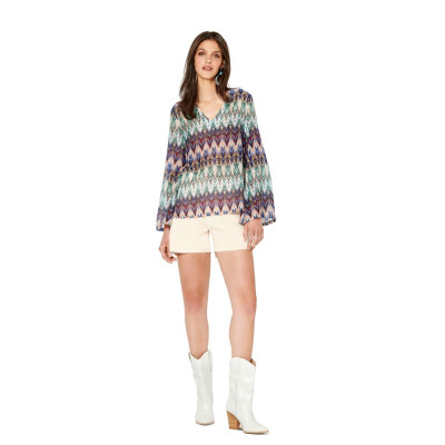 Střih Burda číslo 6234 halenka bez rukávů, halenka s dlouhým rukávem