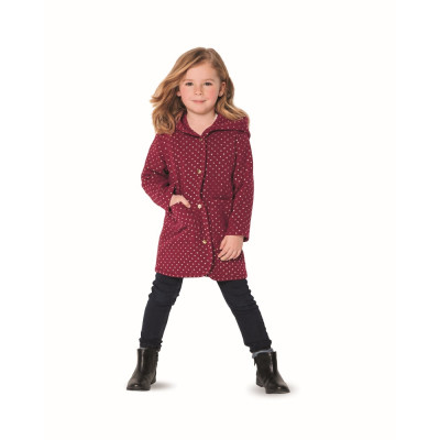 Střih Burda číslo 9289 dětský kabát s kapucí