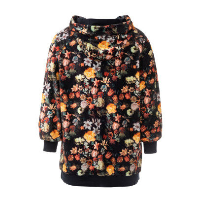 Střih Burda číslo 6195 mikina s kapucí, mikinové šaty pro plnoštíhlé