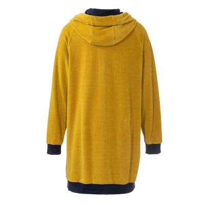 Střih Burda číslo 6195 mikina s kapucí, mikinové šaty pro plnoštíhlé