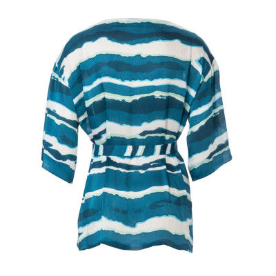 Střih Burda 6139, návod k šití: tunikové šaty, lněné šaty, tunika s páskem