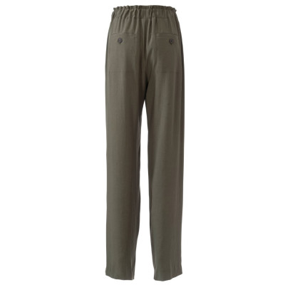 Střih Burda číslo 6148 volné kalhoty s gumou v pase, lněné kalhoty