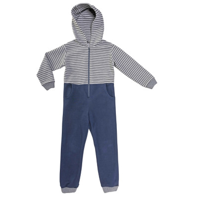 Střih Burda 9275, návod k šití: dětský teplákový overal, kombinéza