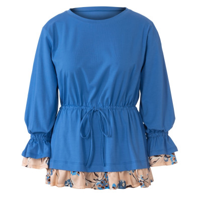 Střih Burda 6095, návod k šití: mikinové šaty pro plnoštíhlé, mikina