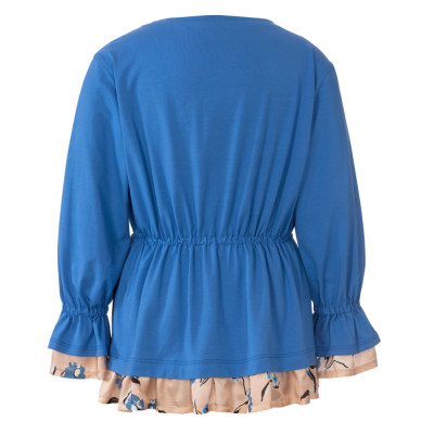 Střih Burda 6095, návod k šití: mikinové šaty pro plnoštíhlé, mikina