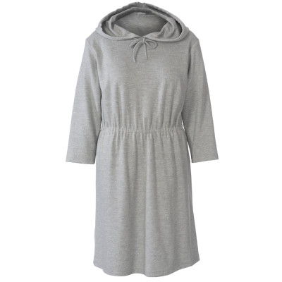 Střih Burda 6095, návod k šití: mikinové šaty pro plnoštíhlé, mikina