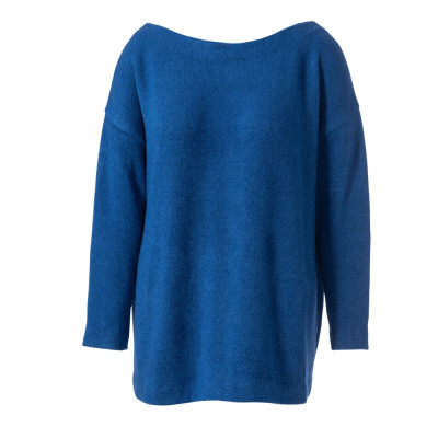 Střih Burda 6093, návod k šití: svetr s propínáním na zádech plnoštíhlé