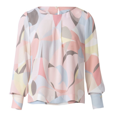 Střih Burda 6077, návod k šití: balonové šaty, halenka