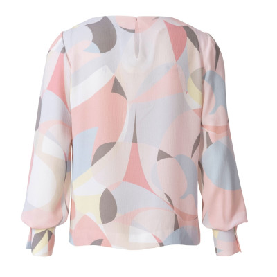 Střih Burda 6077, návod k šití: balonové šaty, halenka