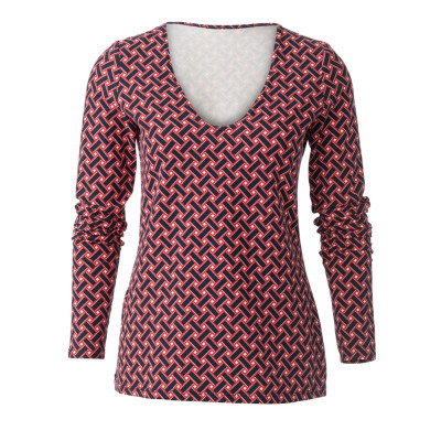 Střih Burda 6075, návod k šití: tričko, tričkové šaty