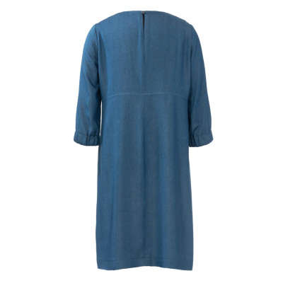 Střih Burda 6058, návod k šití: šaty pro plnoštíhlé