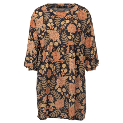 Střih Burda 6055, návod k šití: volné šaty, pohodlné šaty