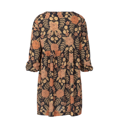 Střih Burda 6055, návod k šití: volné šaty, pohodlné šaty