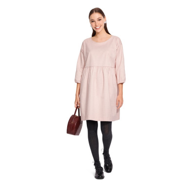 Střih Burda 6055, návod k šití: volné šaty, pohodlné šaty