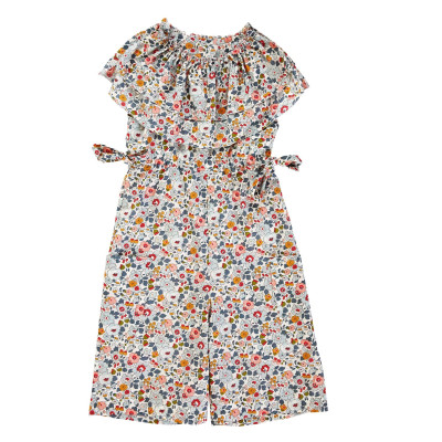 Střih Burda 9265, návod k šití: dívčí overal