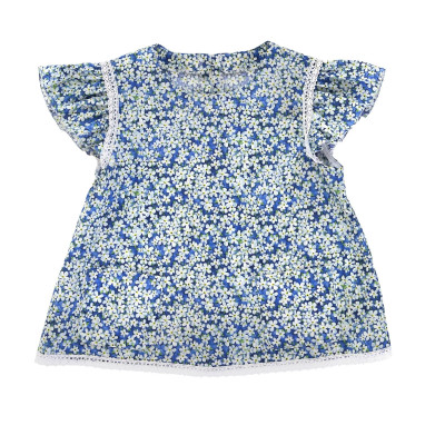 Střih Burda 9264, návod k šití: dívčí áčkové šaty, halenka