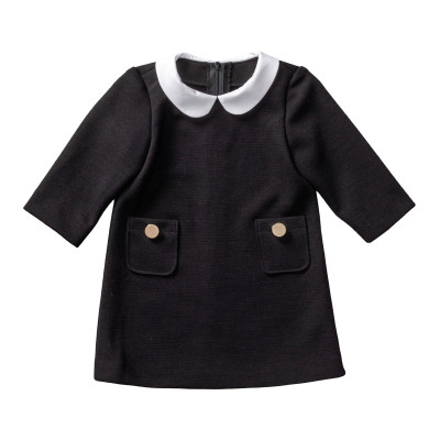 Střih Burda 9262, návod k šití: dívčí áčkové šaty a tričko s límečkem