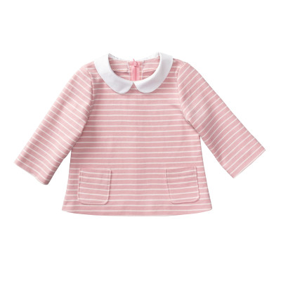 Střih Burda 9262, návod k šití: dívčí áčkové šaty a tričko s límečkem