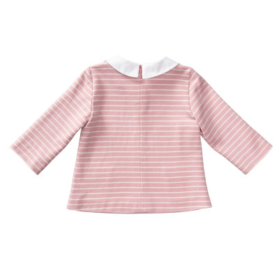 Střih Burda 9262, návod k šití: dívčí áčkové šaty a tričko s límečkem