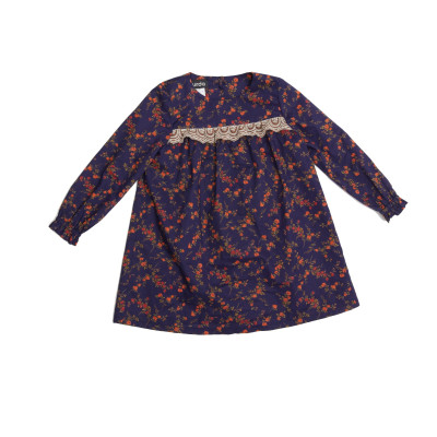 Střih Burda 9260, návod k šití: dívčí nabírané šaty a halenka