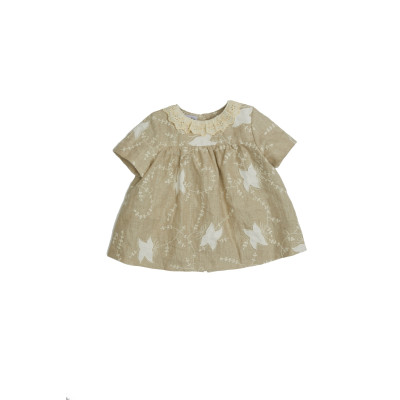 Střih Burda 9260, návod k šití: dívčí nabírané šaty a halenka