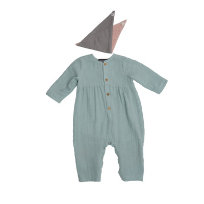 Střih Burda 9258, návod k šití: overal se zapínáním na patentky na nohavicích