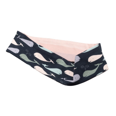 Střih Burda 9257, návod k šití: zavinovací tričko, tepláčky, čelenka a capáčky