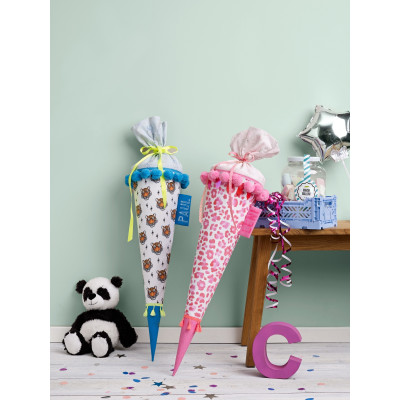 Střih Burda 9256, návod k šití: kornout, penál, batoh