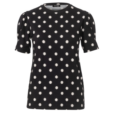 Střih Burda 6043, návod k šití: tričko se skladem na rukávu