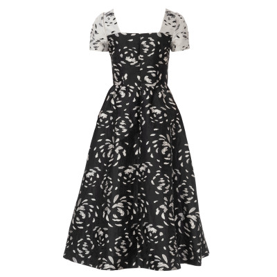 Střih Burda 6042, návod k šití: šaty v retro stylu