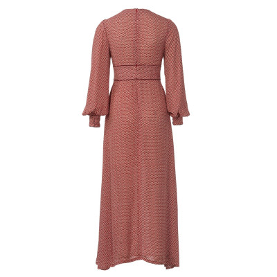 Střih Burda 6040, návod k šití: maxi šaty, tunika